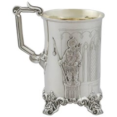 1843 Antique Sterling Silver Mug