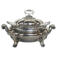 1843 Victorian Silver Plate Soup Tureen