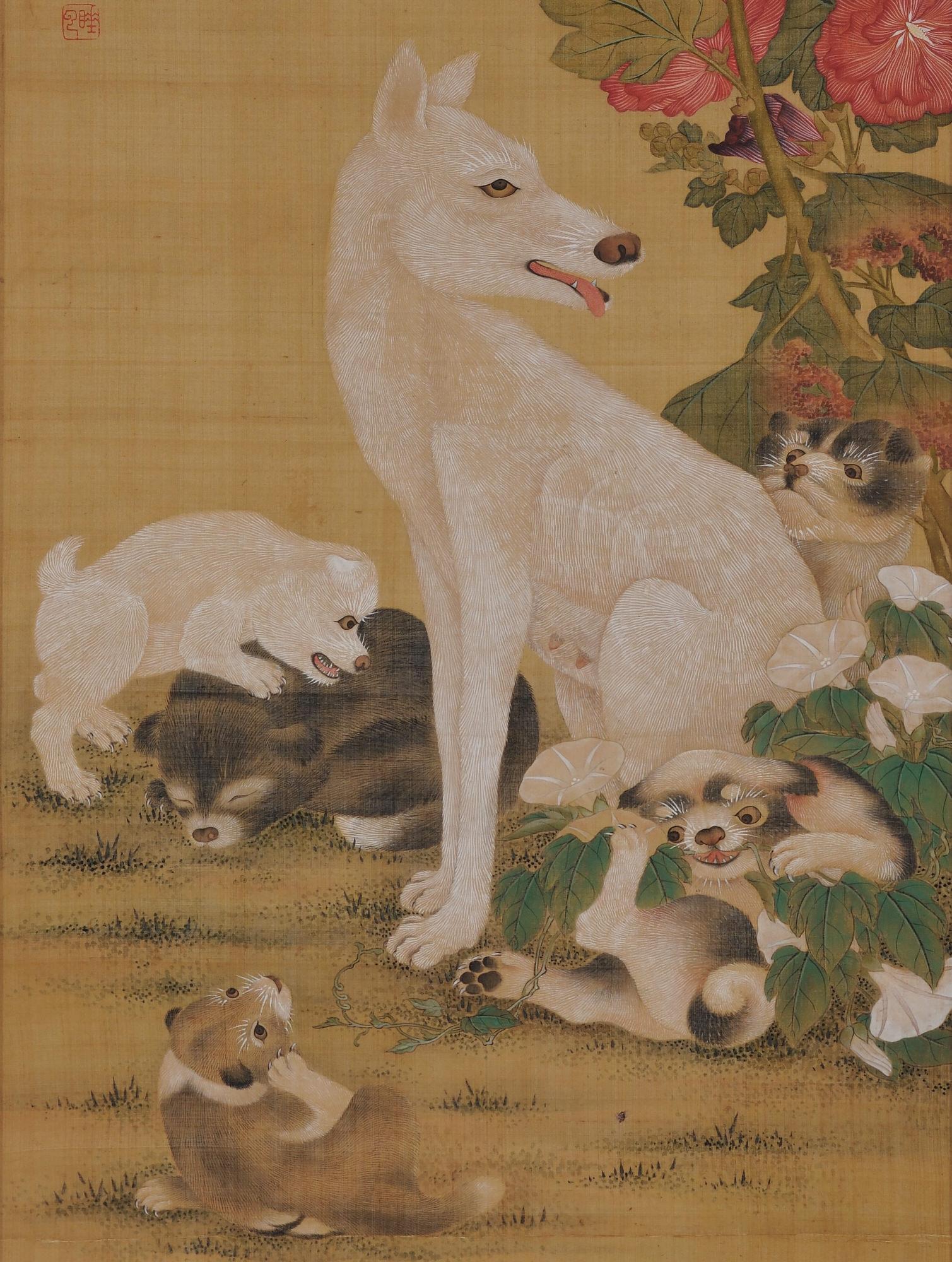 peinture sur soie japonaise