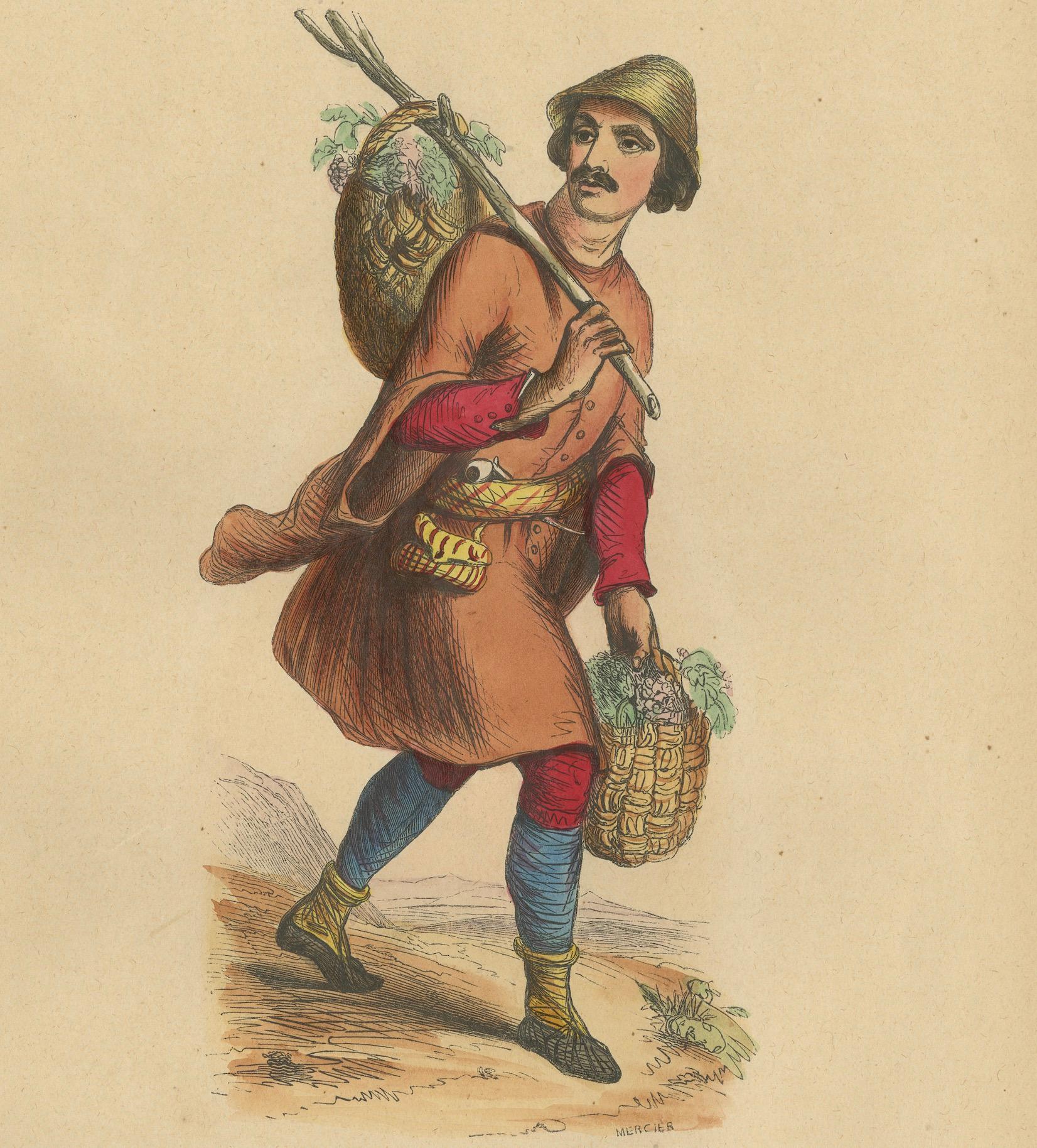 The lithograph titled 