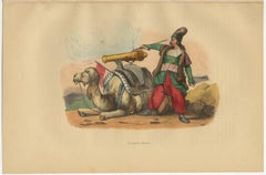 1844 Persian Elegance: From Smoking Nobility to Warfare in Art