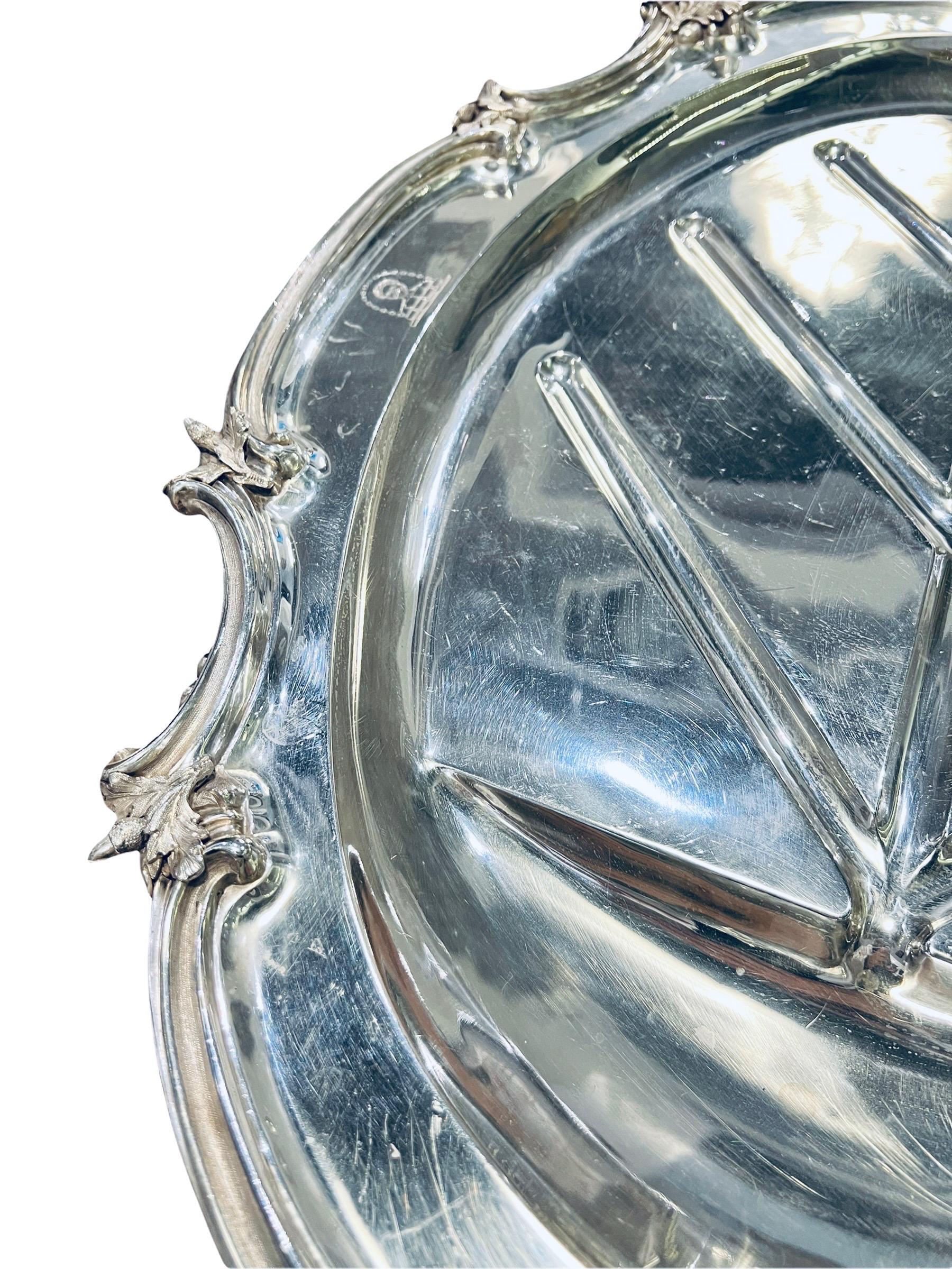 Piatto da portata in argento vittoriano inglese del 1845 di Benjamin Smith III in vendita 6