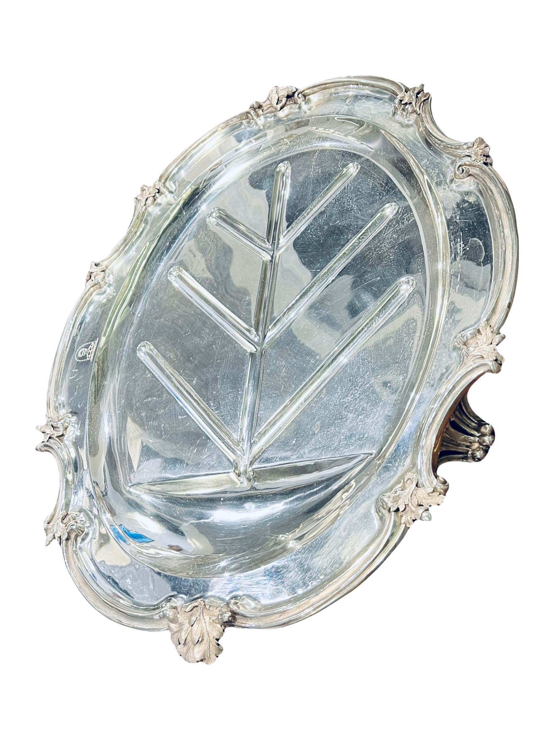 Piatto da portata in argento vittoriano inglese del 1845 di Benjamin Smith III in vendita 7
