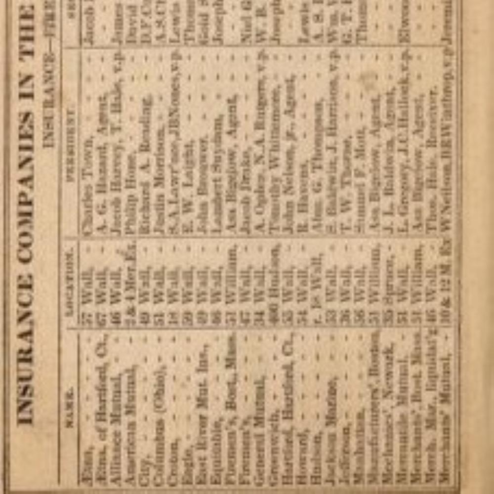 1845 La grande metropoli: O New York nel 1845 - Provenienza famiglia Kip in vendita 1