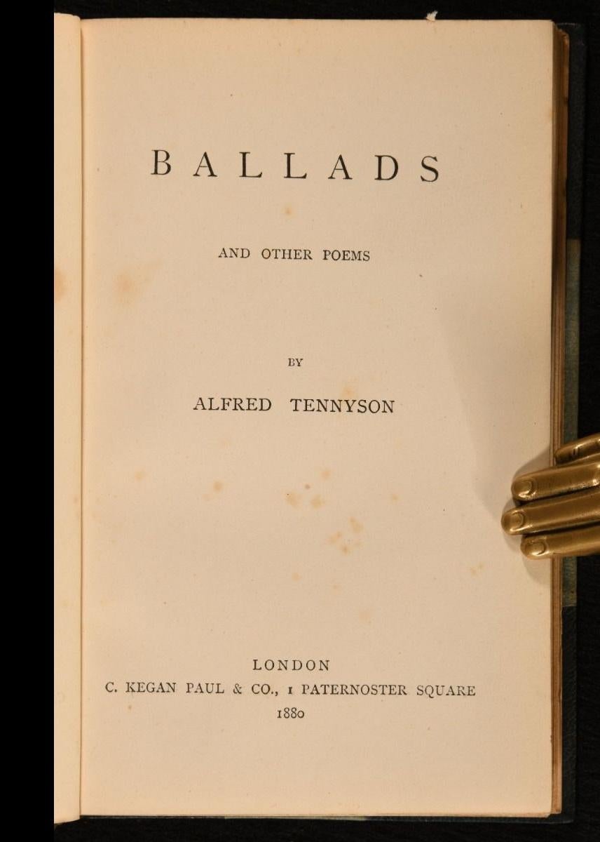 British 1846-1889 The Works of Alfred, Lord Tennyson For Sale
