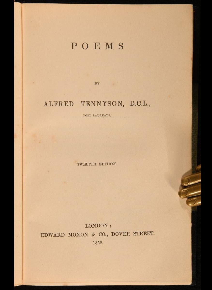 1846-1889 The Works of Alfred, Lord Tennyson For Sale 3