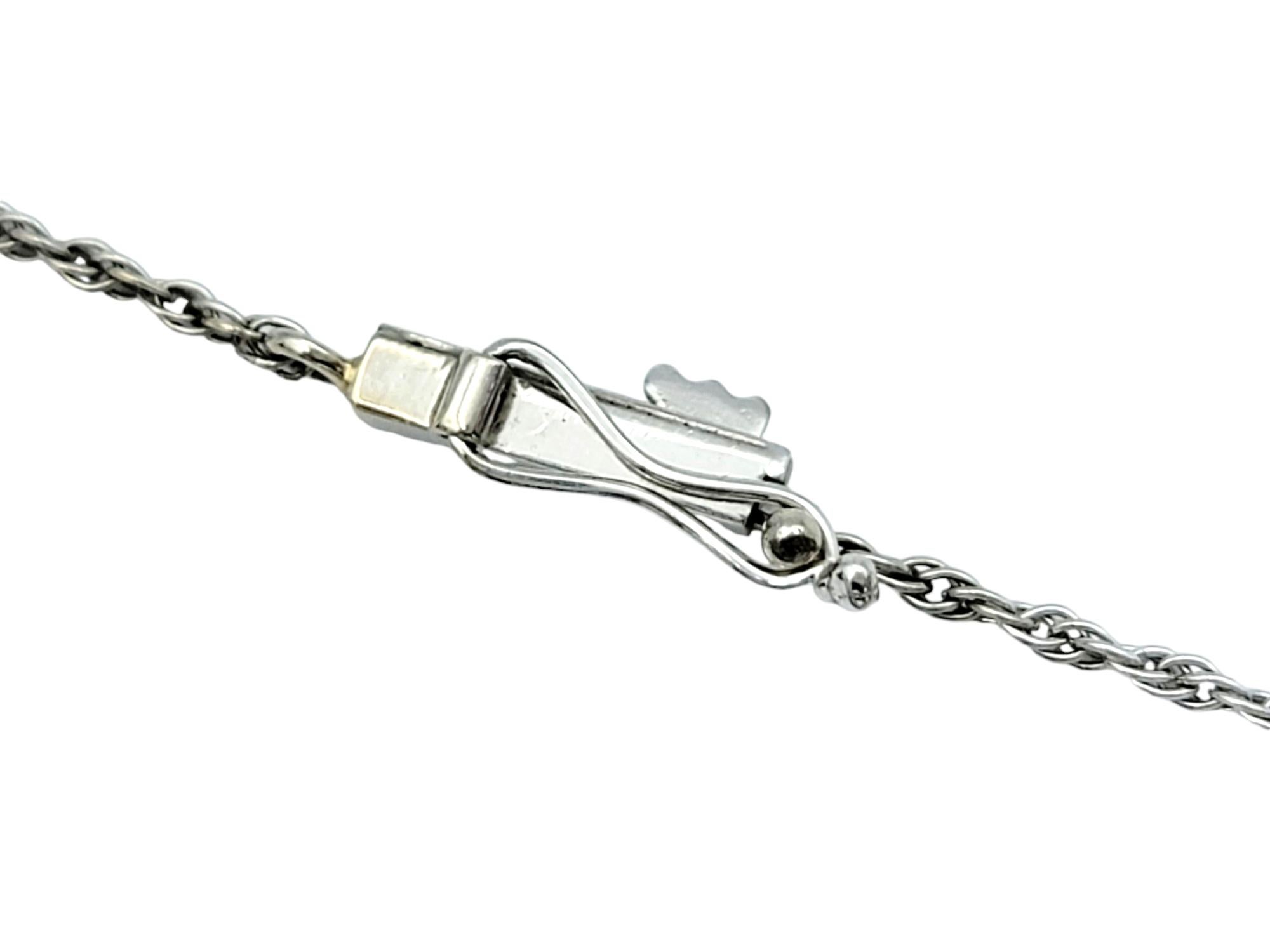 18.46 Carat Opal Pendant Necklace with Marquise Diamonds in 14 Karat White Gold For Sale 2
