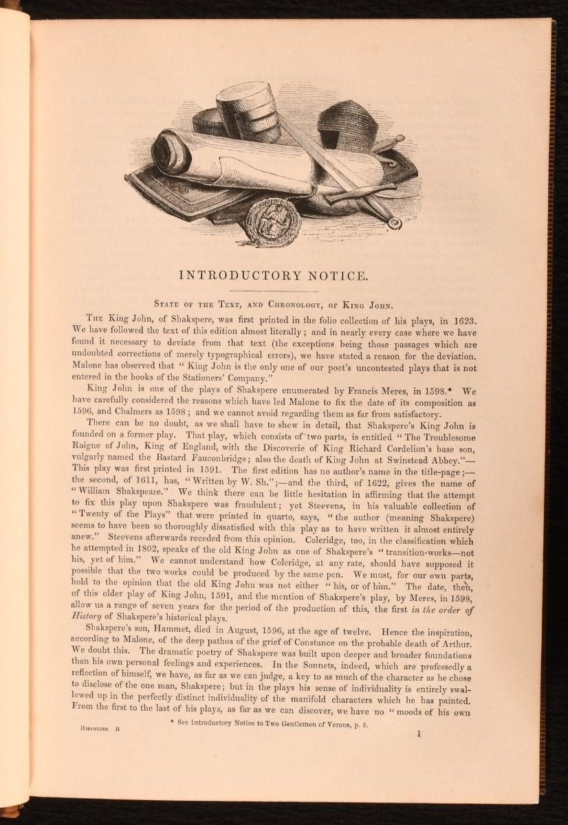 1846 L'édition standard du Shakspere pictural Bon état - En vente à Bath, GB