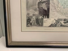 1847 Amerique Septentrionale Framed Map