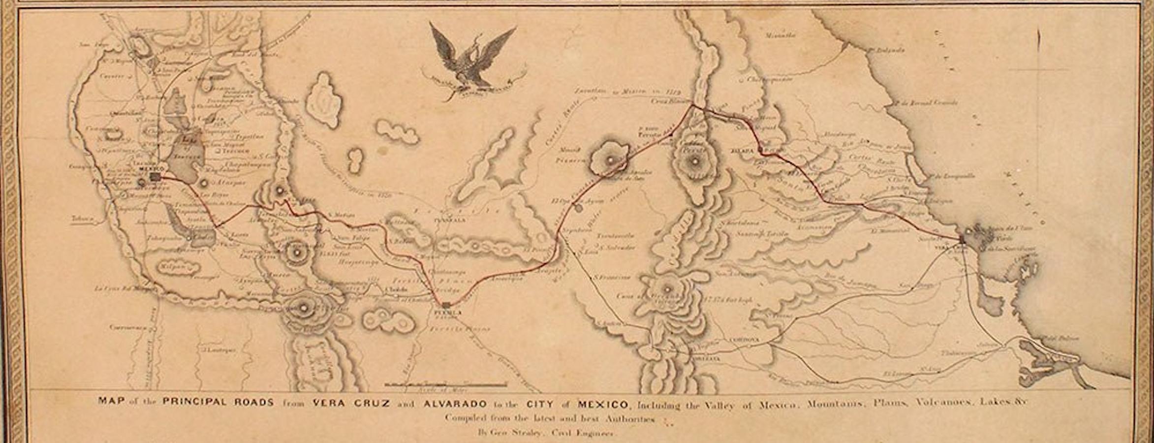Carte ancienne du Mexique, du Texas et de la Californie par Samuel Augustus Mitchell, 1847 Bon état - En vente à Colorado Springs, CO