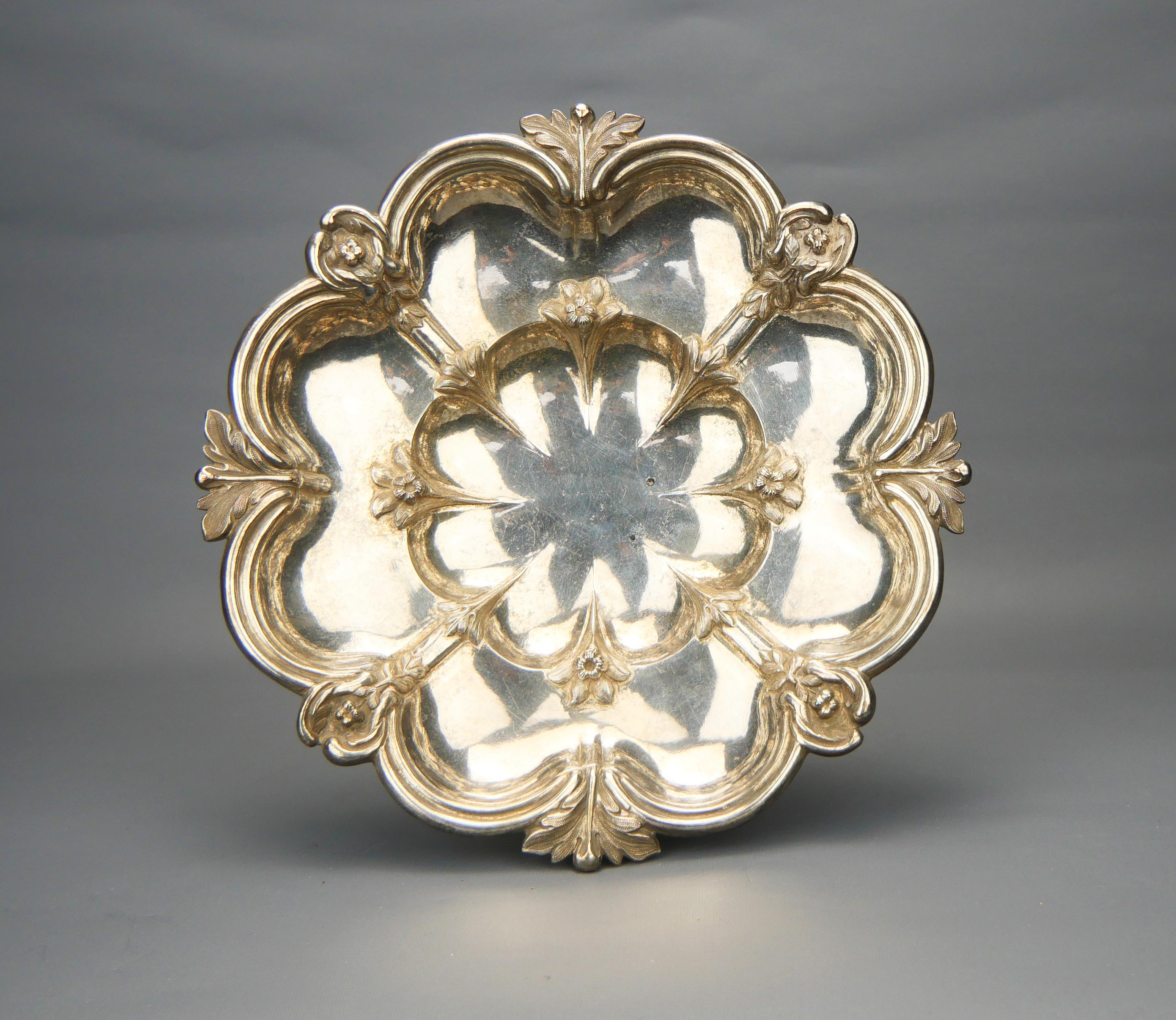 1847 Centrotavola solido 830 Silver / 382 gr in vendita 2
