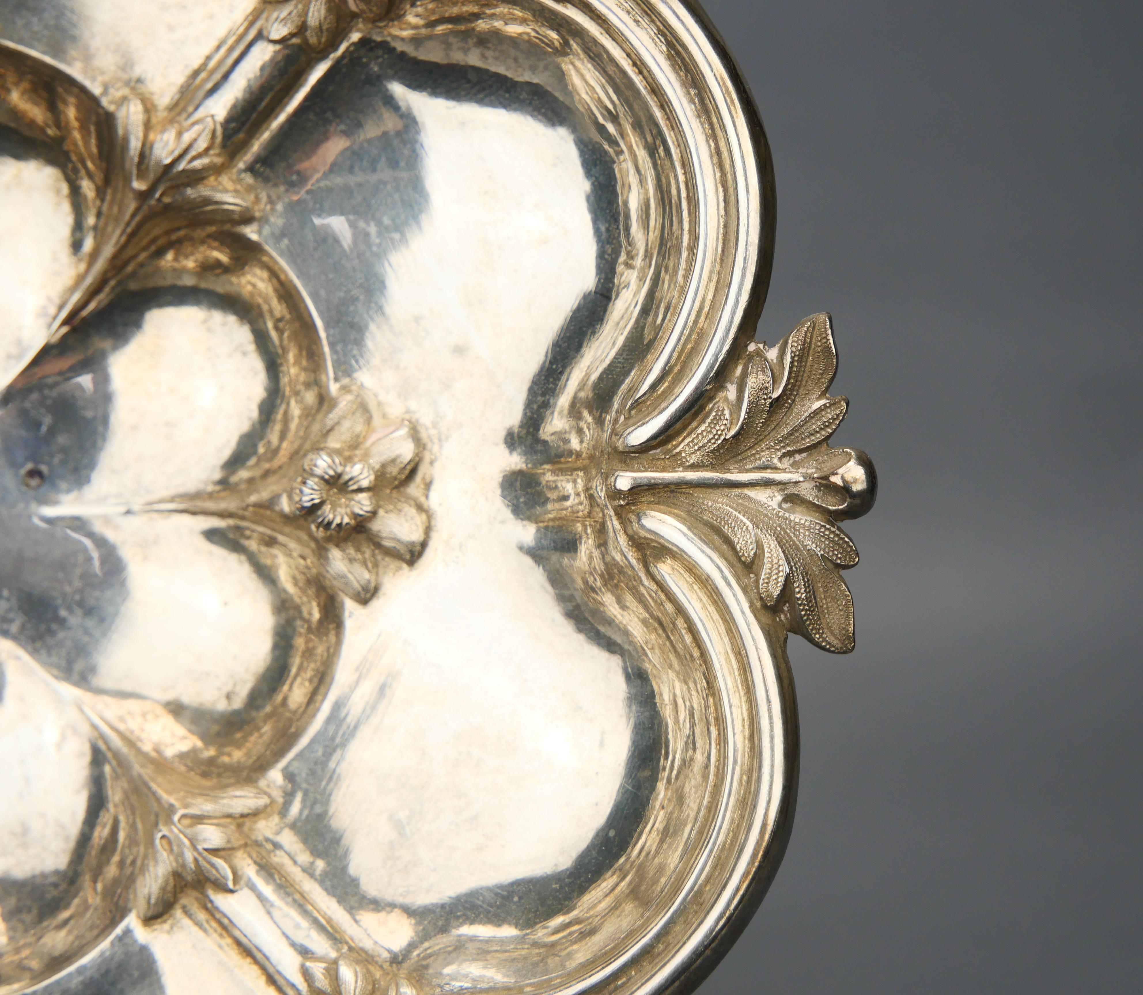 1847 Centrotavola solido 830 Silver / 382 gr in vendita 3