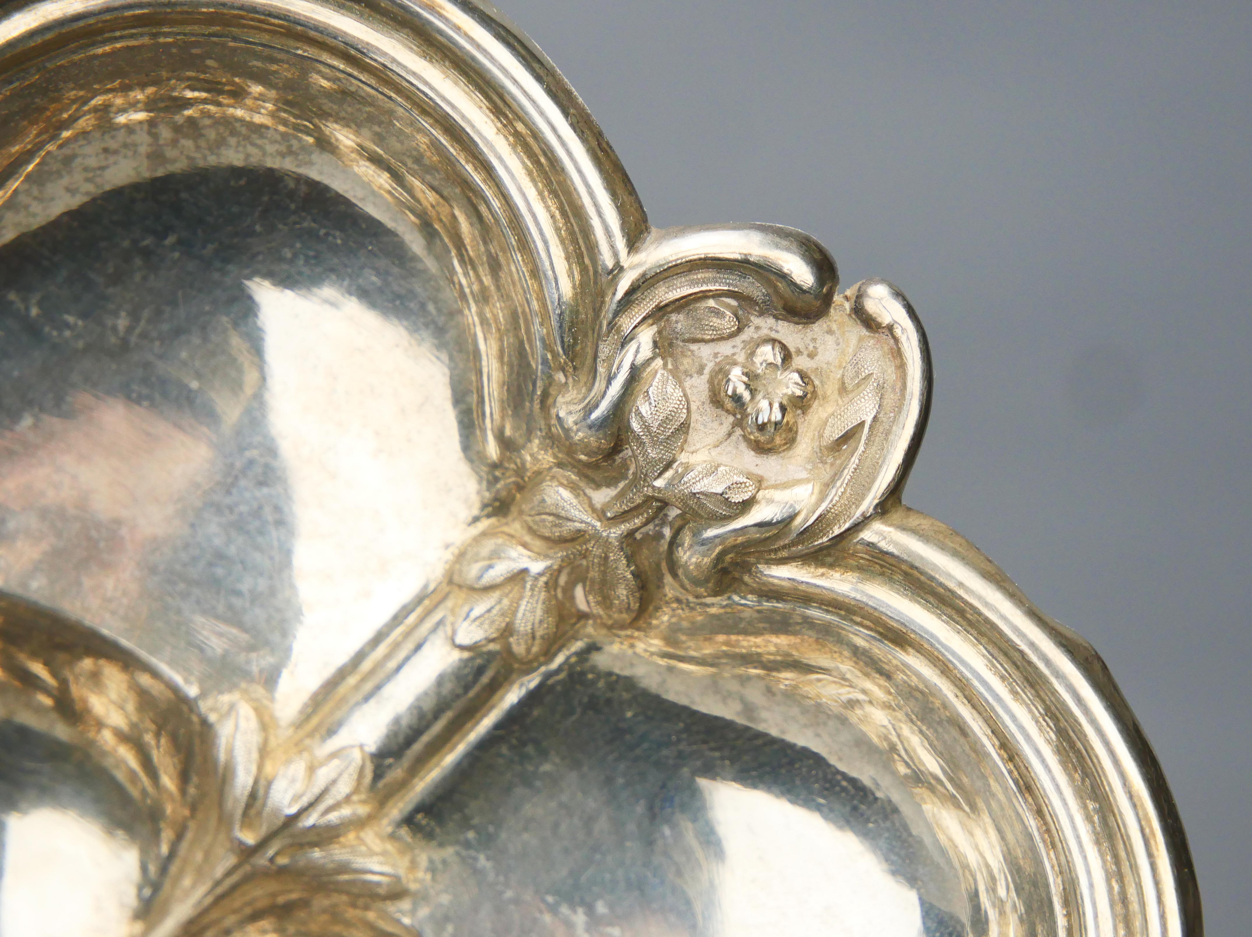 1847 Centrotavola solido 830 Silver / 382 gr in vendita 4