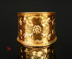 1847 Zigarren-Breitbandring aus massivem 18-karätigem Gold, Ø 8,75 US / 1,7 g