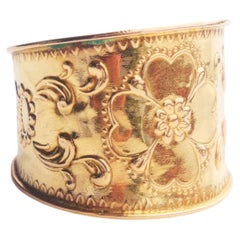 1847 Zigarren-Breitbandring aus massivem 18-karätigem Gold, Ø 8,75 US / 1,7 g