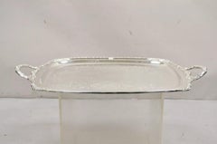1847 Rogers Bros Heritage 9493 Large Silver Plated Serving Platter Tray