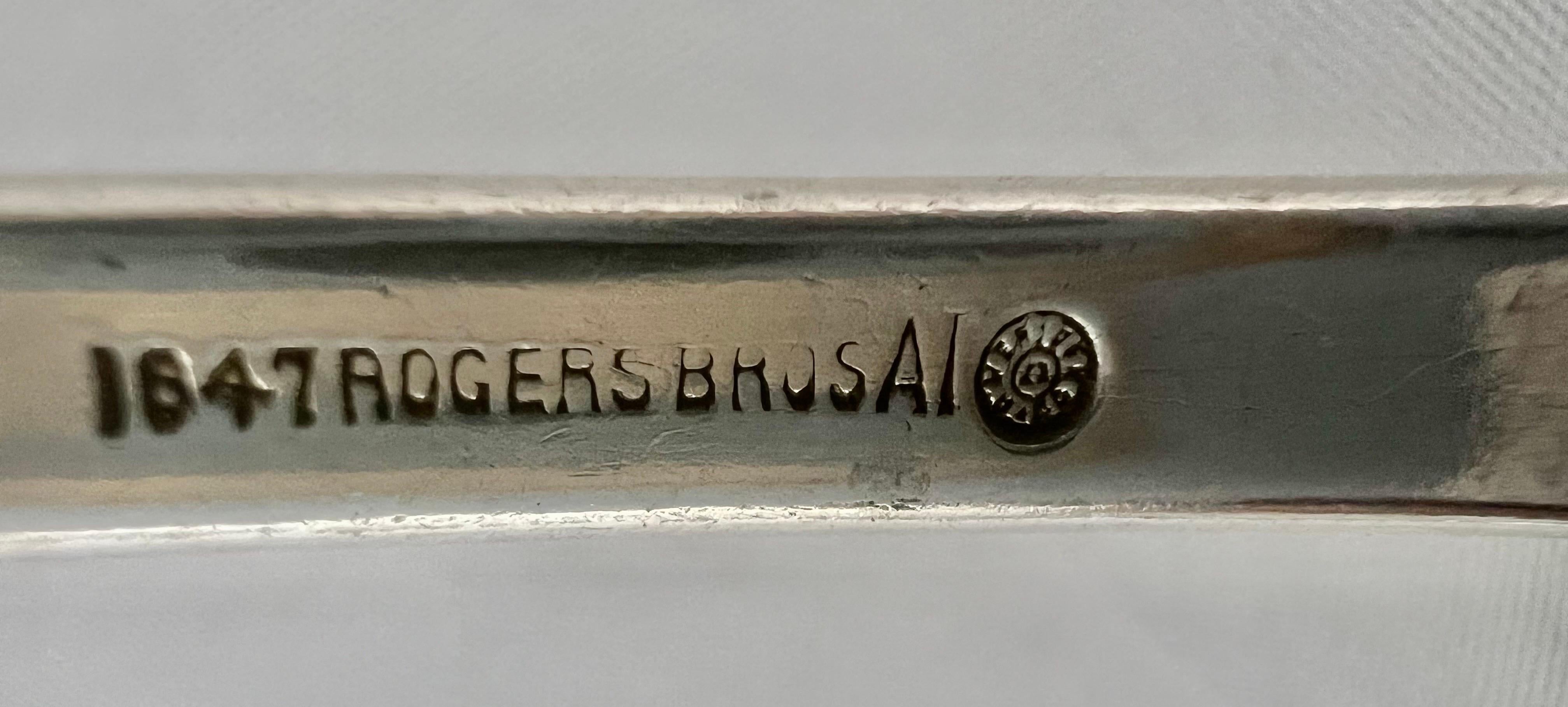 1847 Rogers Bros. Silberner Servierlöffel (Metallarbeit) im Angebot