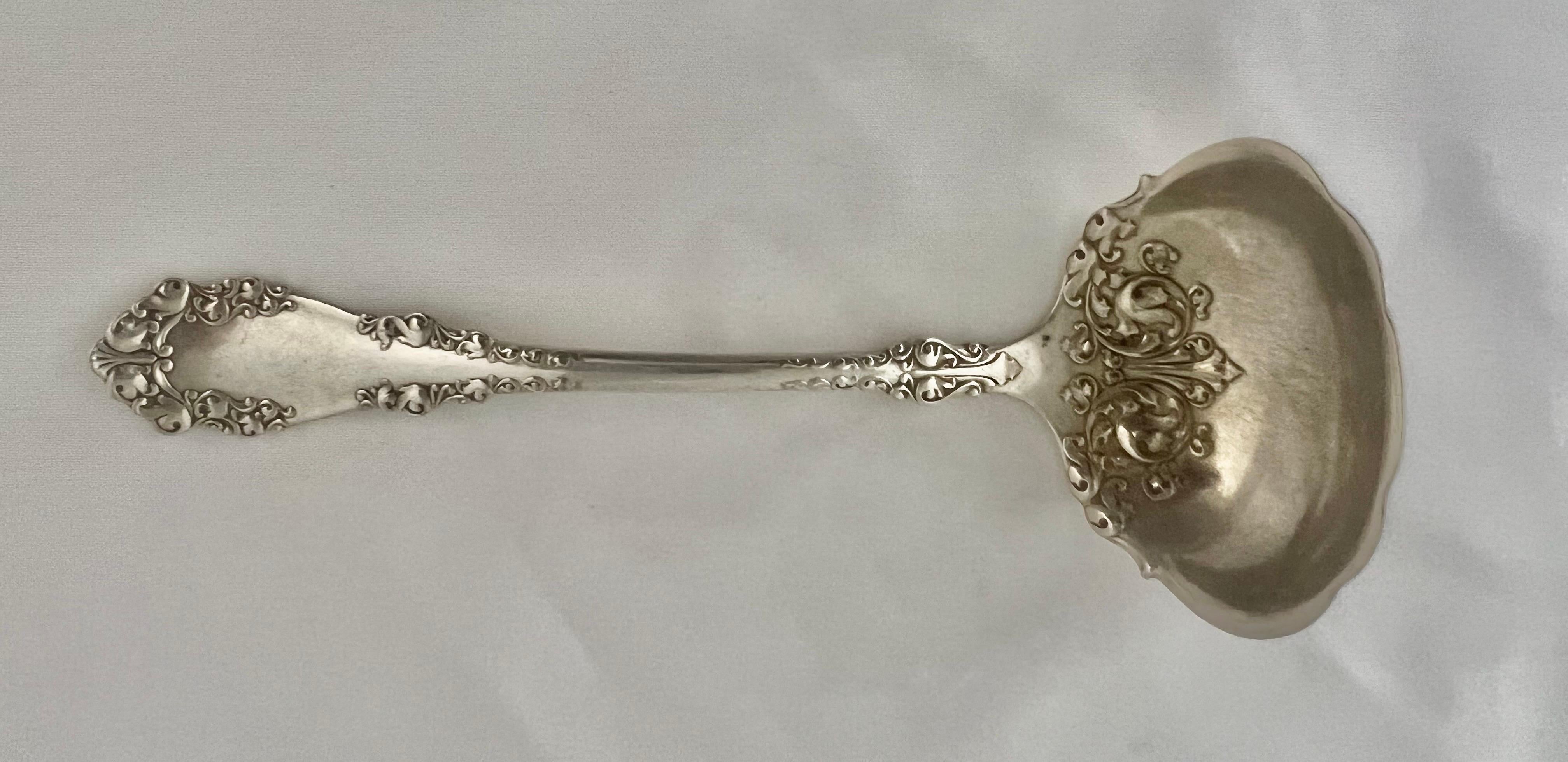 Metalwork 1847 Rogers Bros. Silver Serving Spoon For Sale