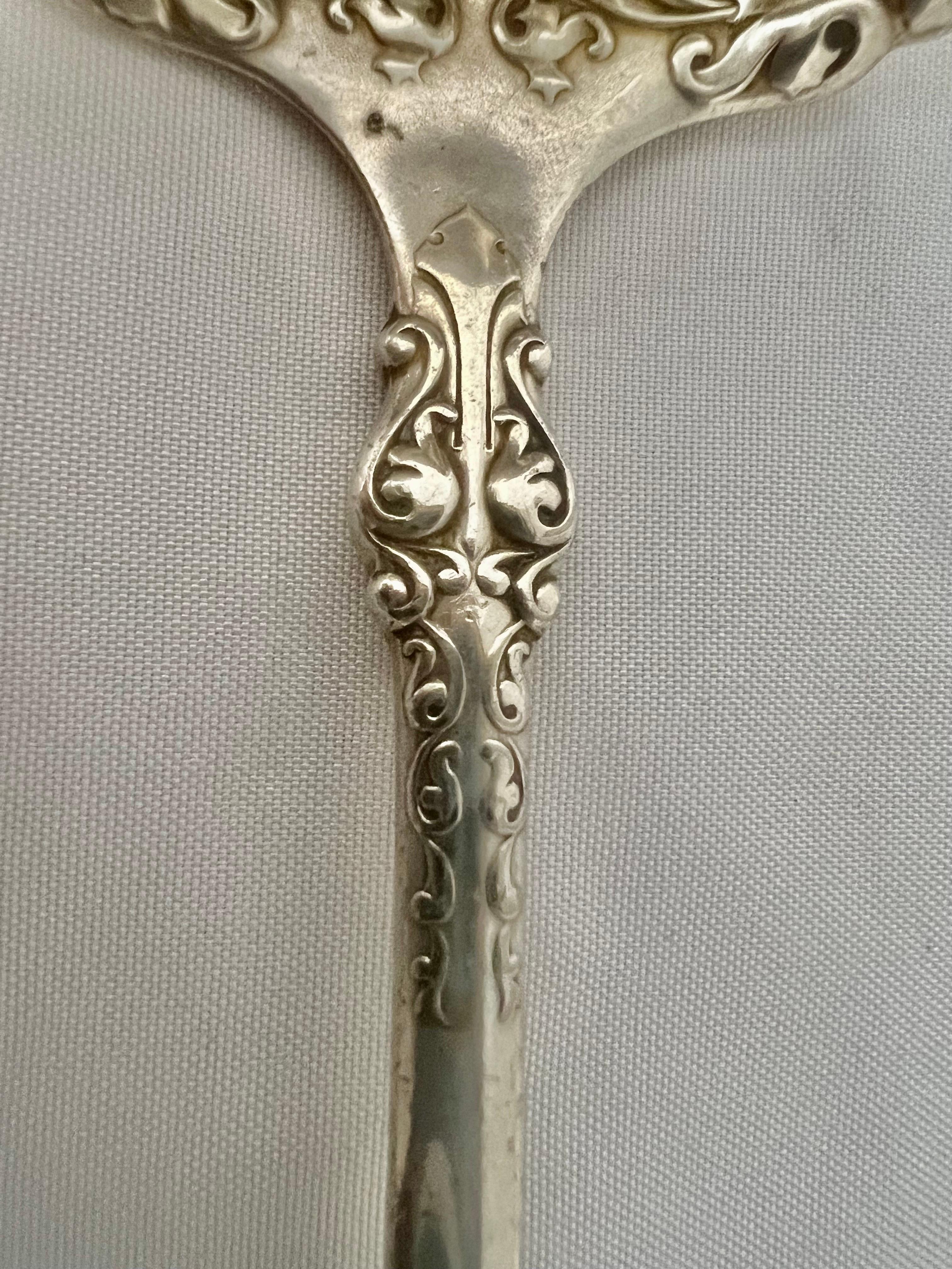 20th Century 1847 Rogers Bros. Silver Serving Spoon For Sale