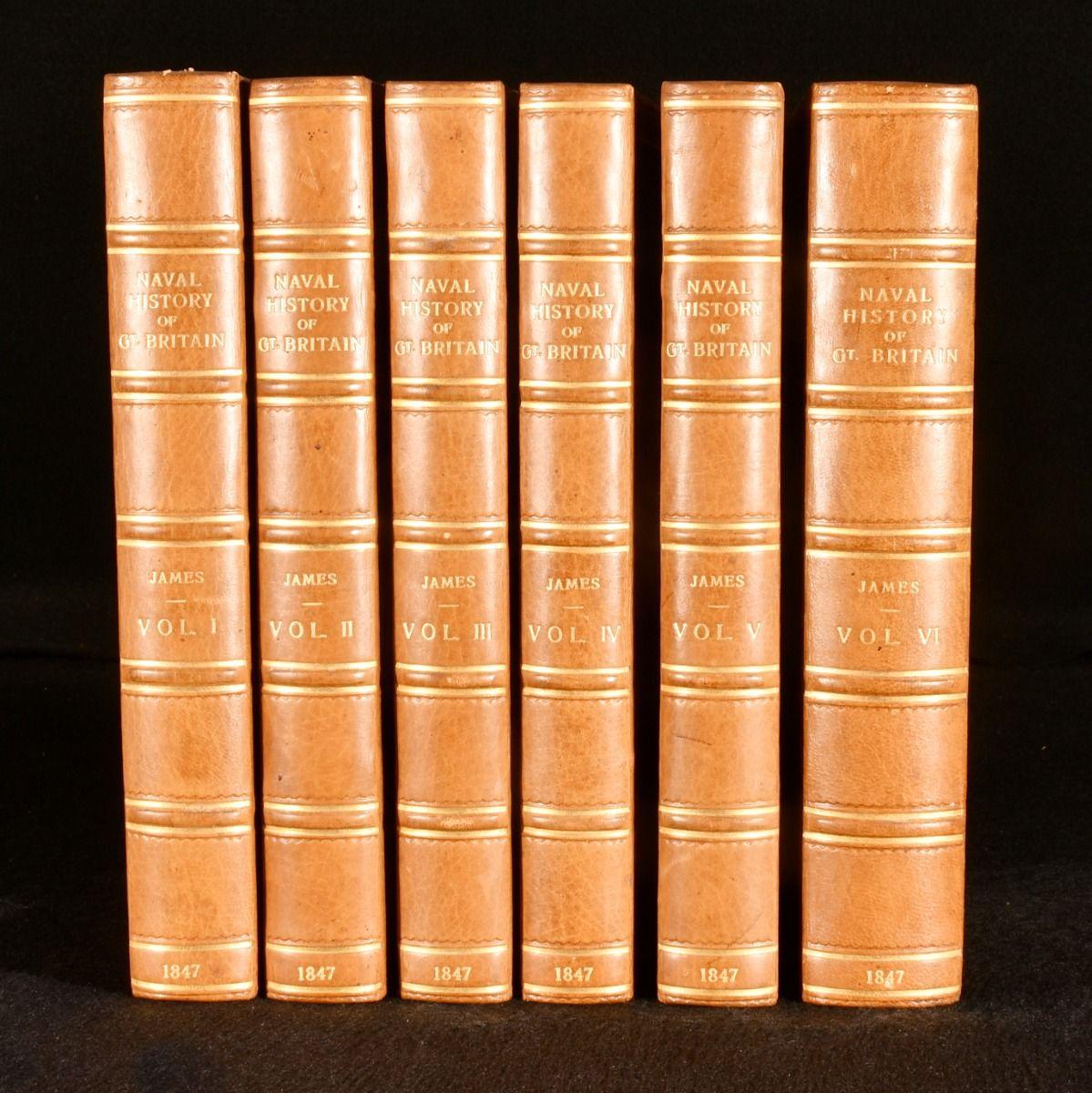 A beautiful edition of naval historian William James's detailed and richly illustrated history of the Royal Navy.

A 'New Edition' of naval historian William James's impressive work, in which he aims to provide an exacting and detailed account of