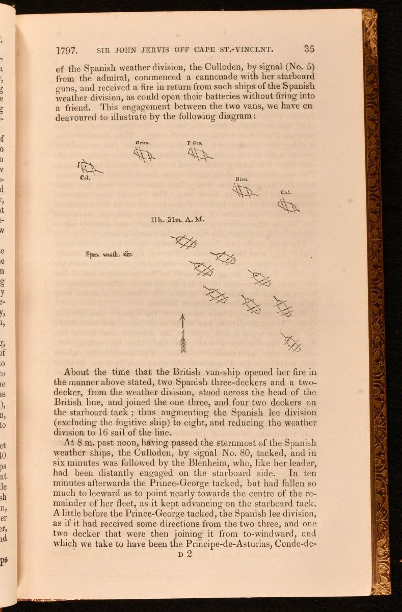 Mid-19th Century 1847 The Naval History of Great Britain, from the Declaration of War by France For Sale