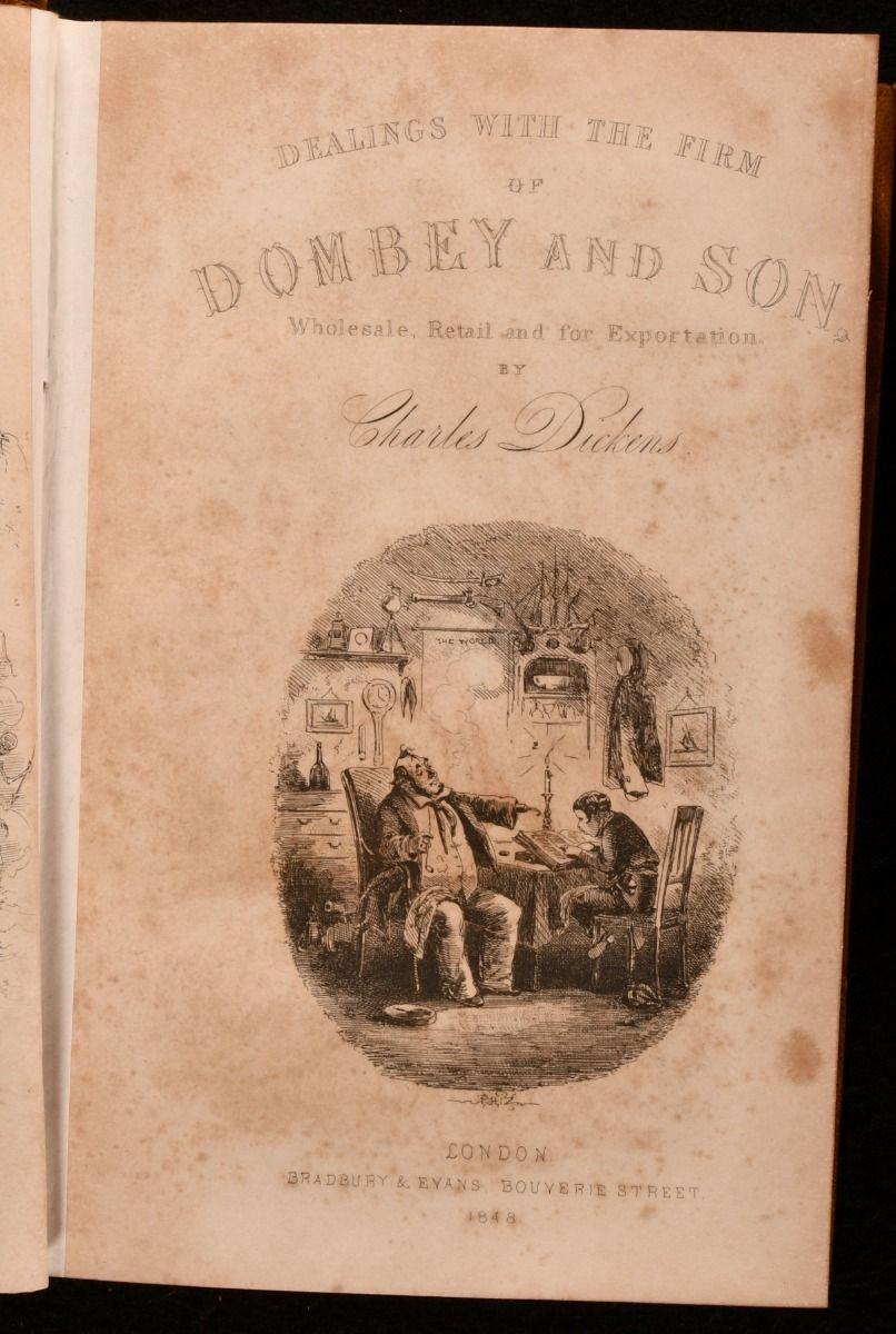 1848-1857 Dombey and Son, David Copperfield, Little Dorrit For Sale 7