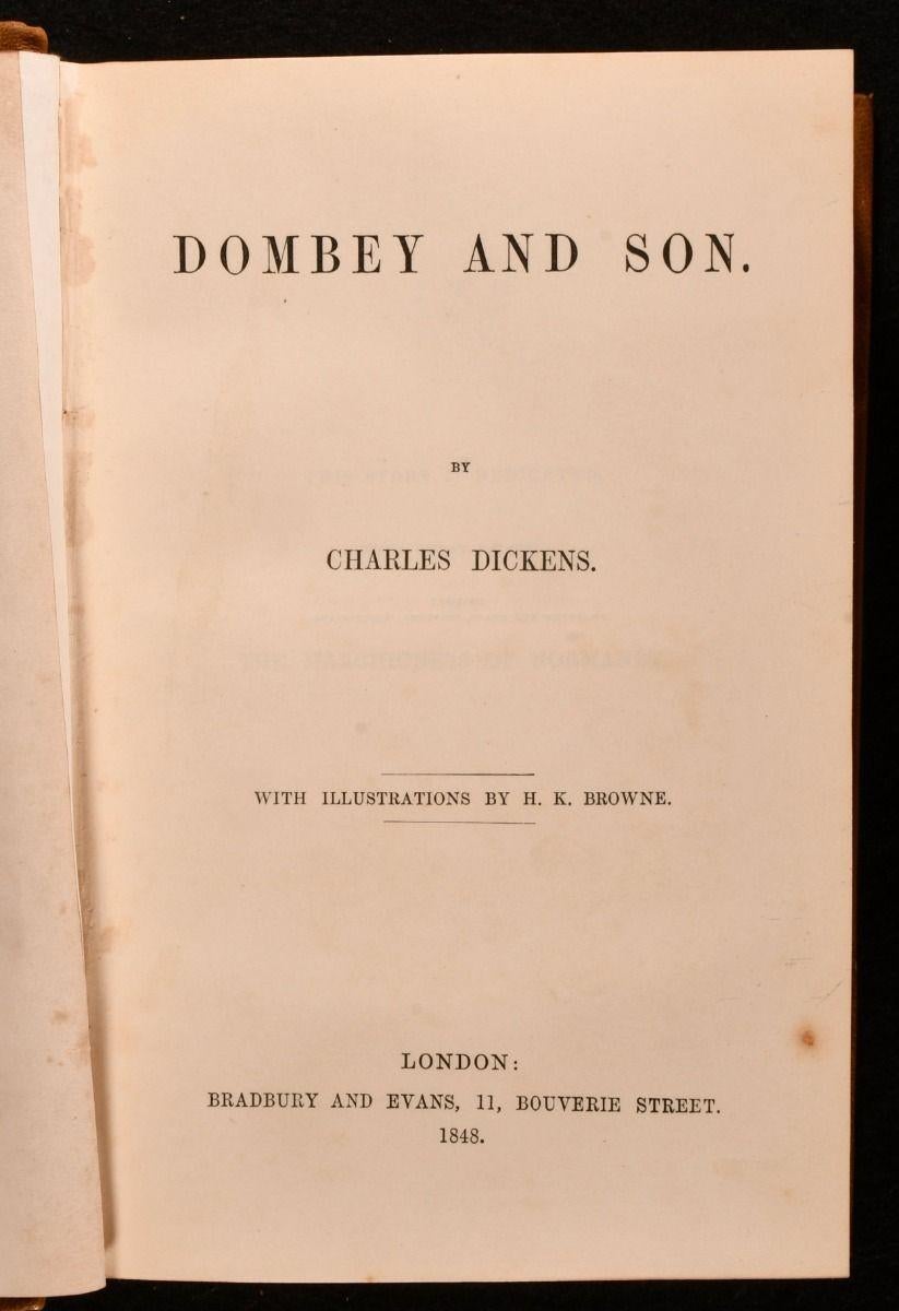 1848-1857 Dombey and Son, David Copperfield, Little Dorrit For Sale 8