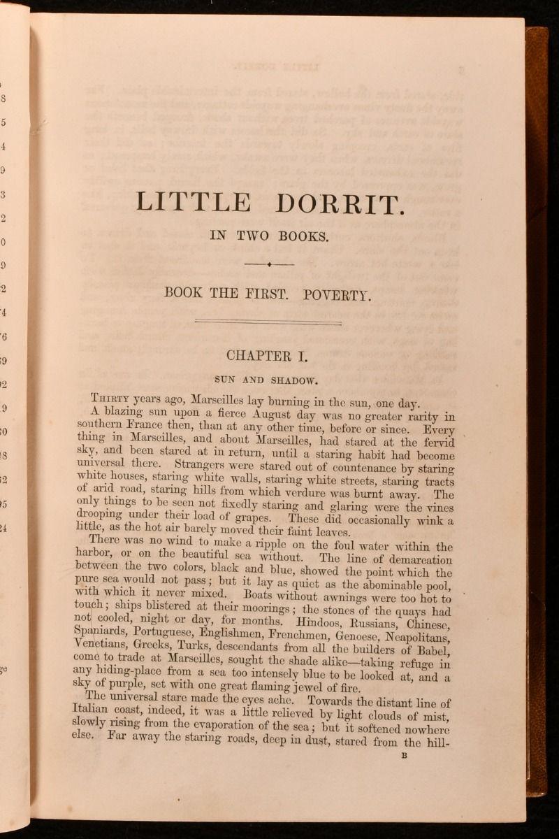 1848-1857 Dombey and Son, David Copperfield, Little Dorrit In Good Condition For Sale In Bath, GB