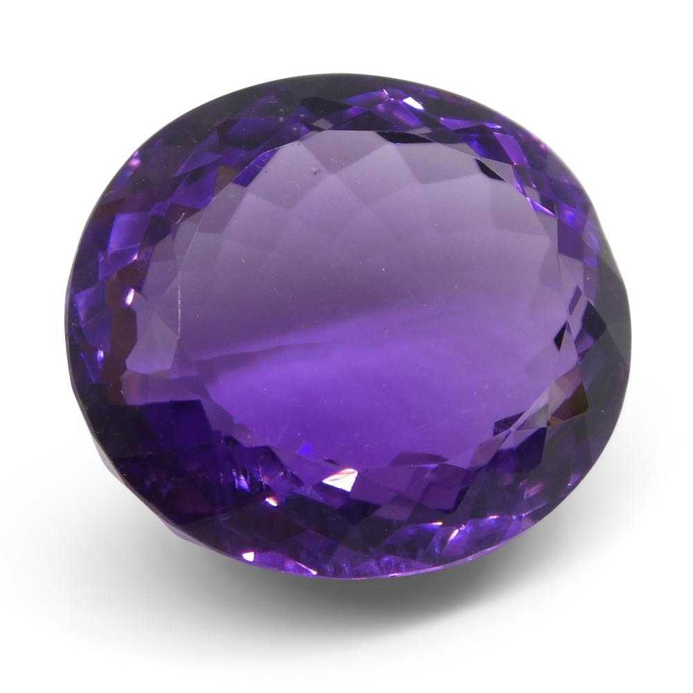 18.49 ct Oval Amethyst In New Condition For Sale In Toronto, Ontario