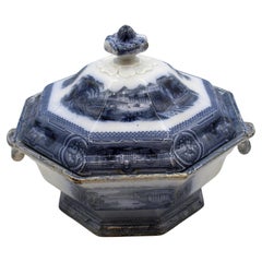 1849 English Staffordshire Covered Tureen