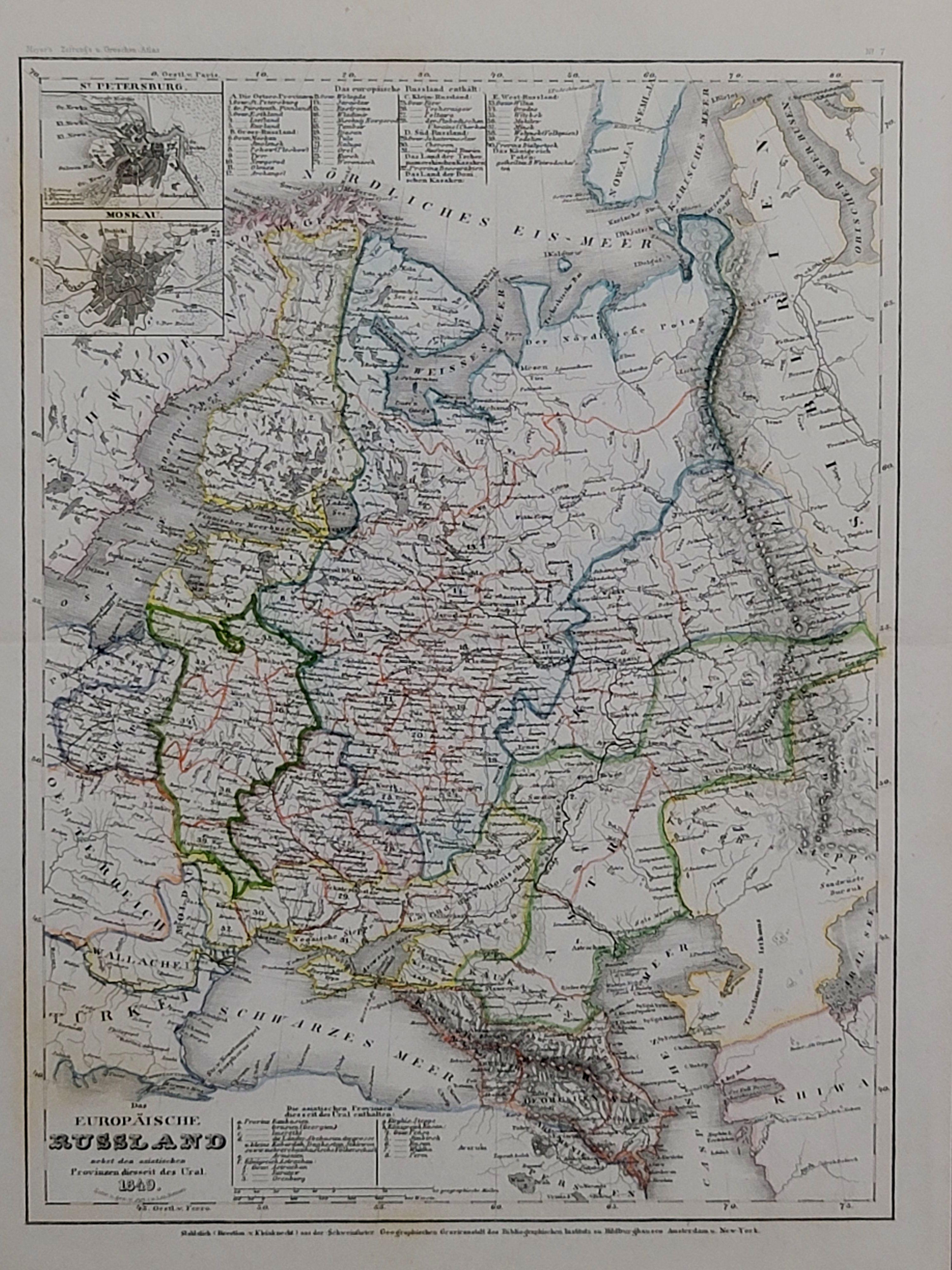 europe map 1869