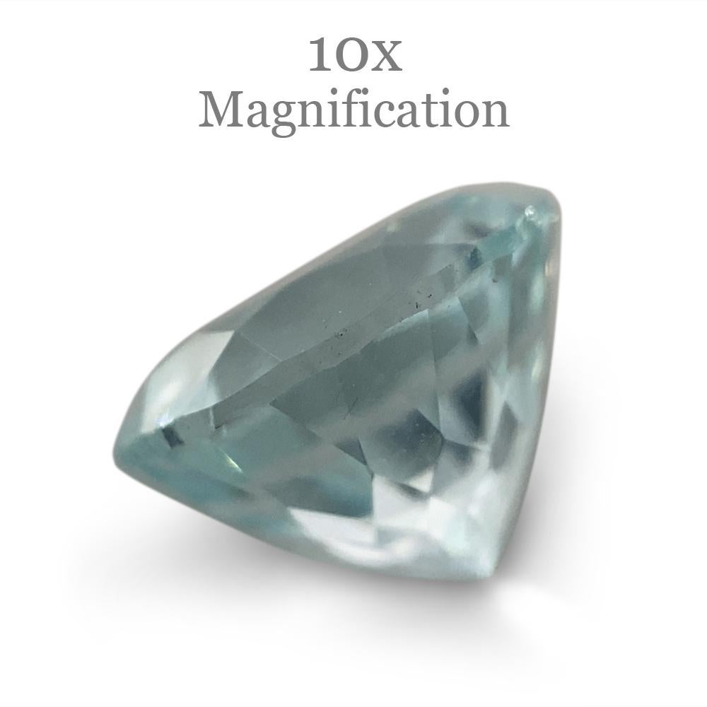 1.84ct Round Aquamarine For Sale 8