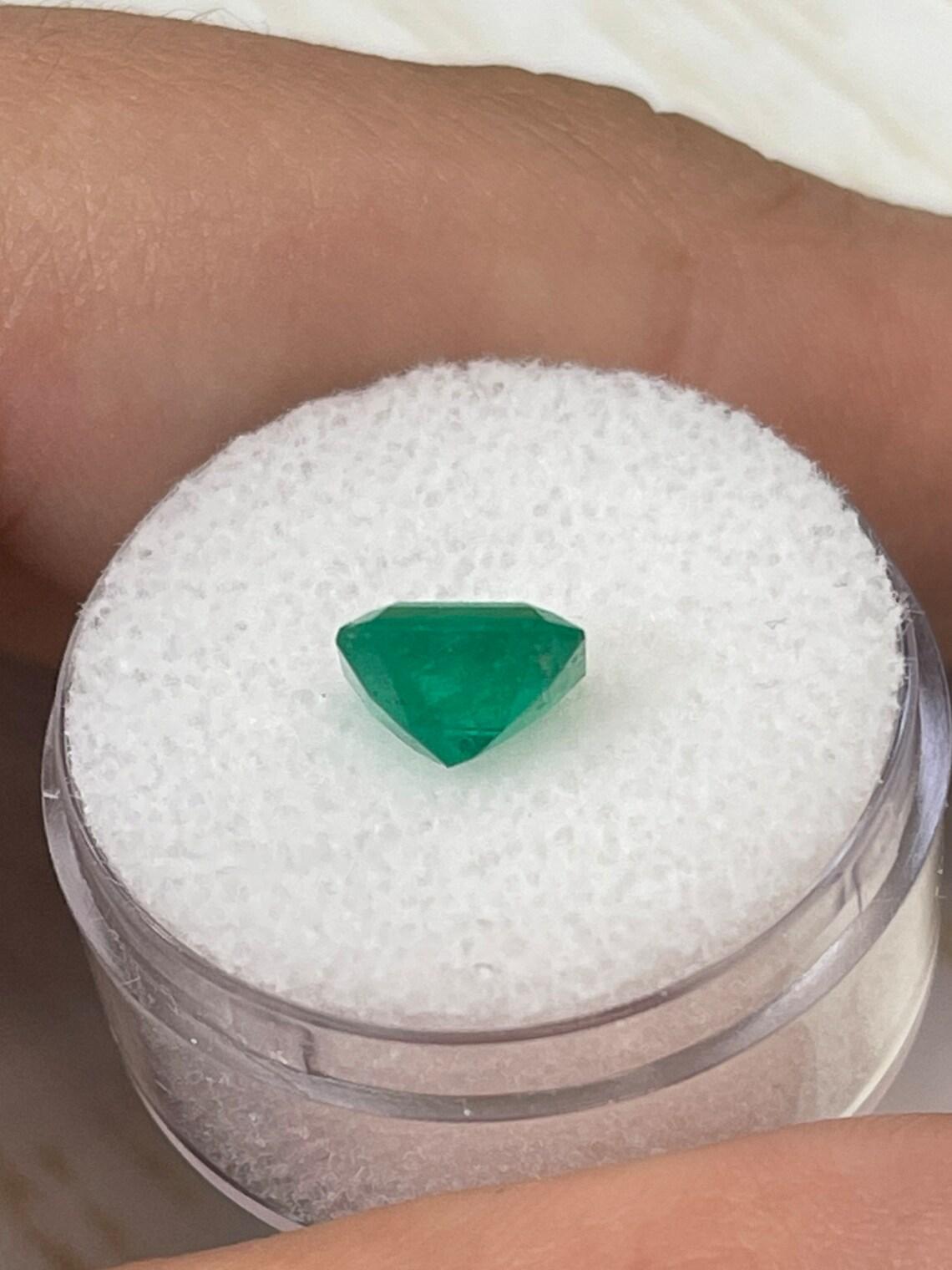 1,84 ct Esmeralda verde colombiana cuadrada 8x8 mm talla Asscher genuina del mes de mayo Piedra de nacimiento en venta 1