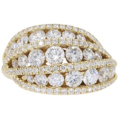 1.85 Carat Diamond Anniversary Cocktail Ring
