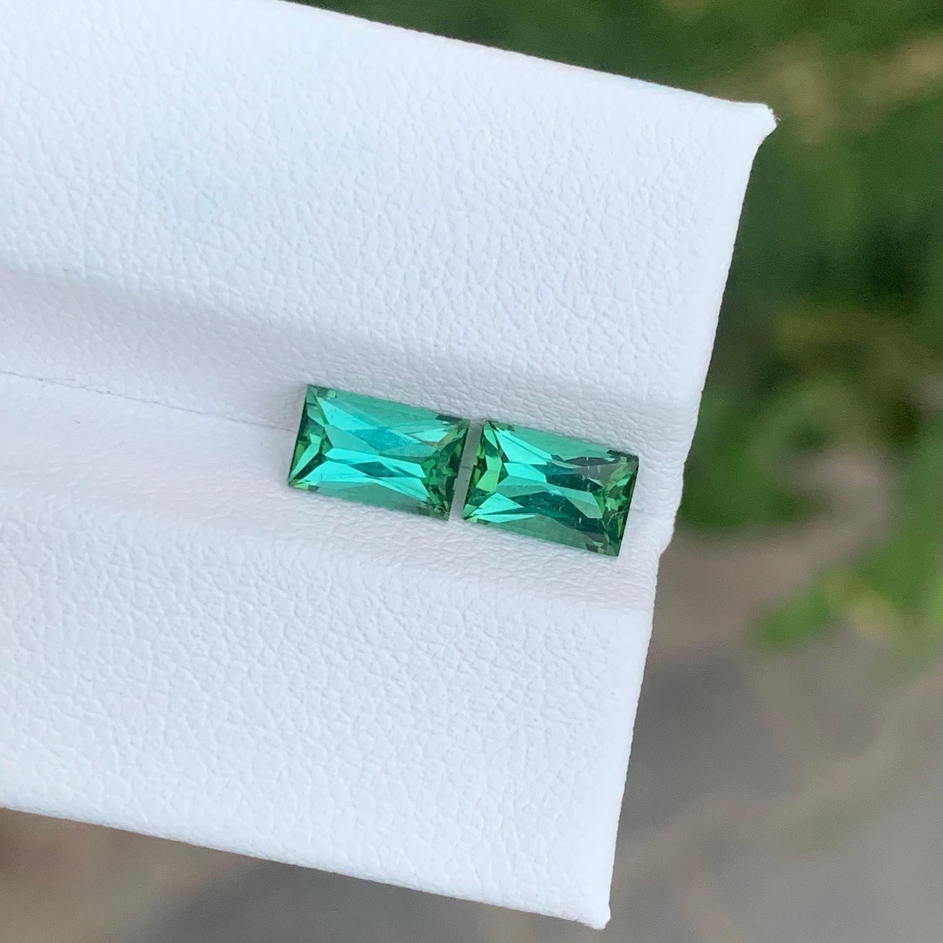 Coppia di tormaline sfaccettate blu & verdi 

Peso: 1,85 Carati
Dimensioni: 6,9 x 4,3 x 3,6 mm
                     6.8 x 4.3 x 3.7 Mm 
Colore: Blu & Greene 
Trattamento: Non
Certificato: Su richiesta del cliente
Forma: Smeraldo 


La tormalina è