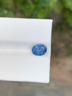 1.85 Carat Natural Loose Blue Sapphire Oval Shape Gemstone