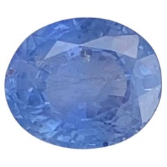 1.85 Carat Natural Loose Blue Sapphire Oval Shape Gemstone