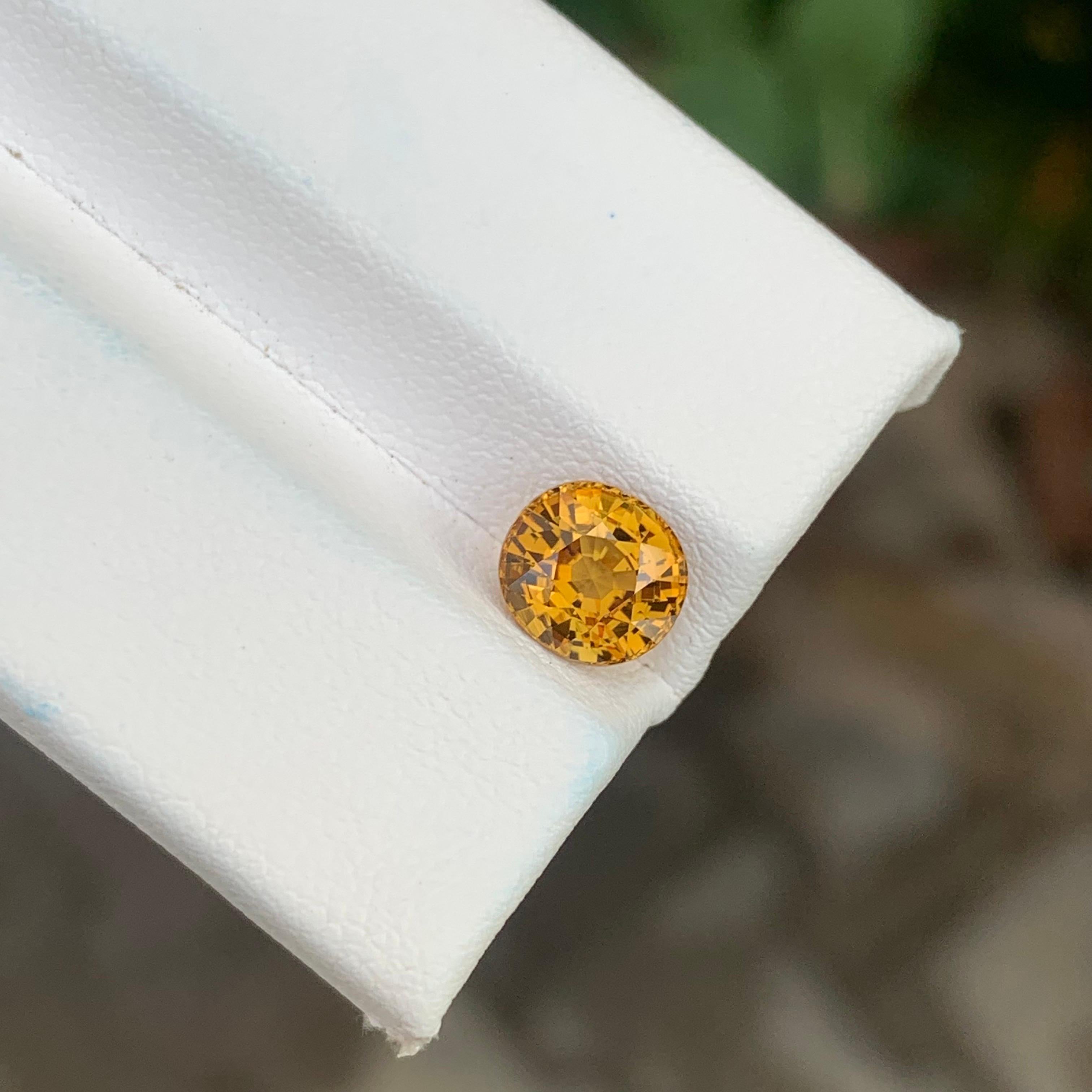 Cushion Cut 1.85 Carat Natural Loose Mali Garnet Cushion Shape African’s Gemstone For Sale