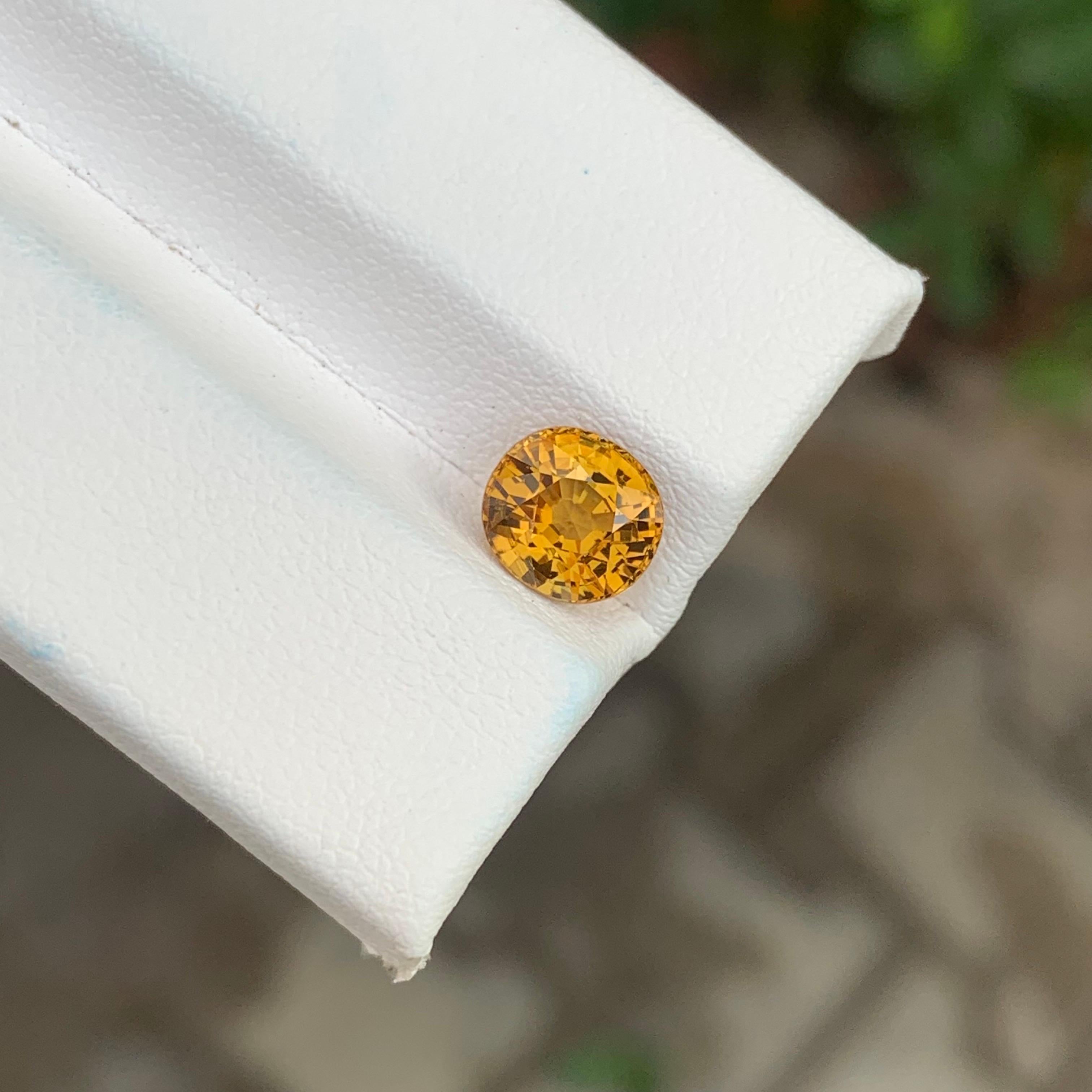 1.85 Carat Natural Loose Mali Garnet Cushion Shape African’s Gemstone For Sale 1