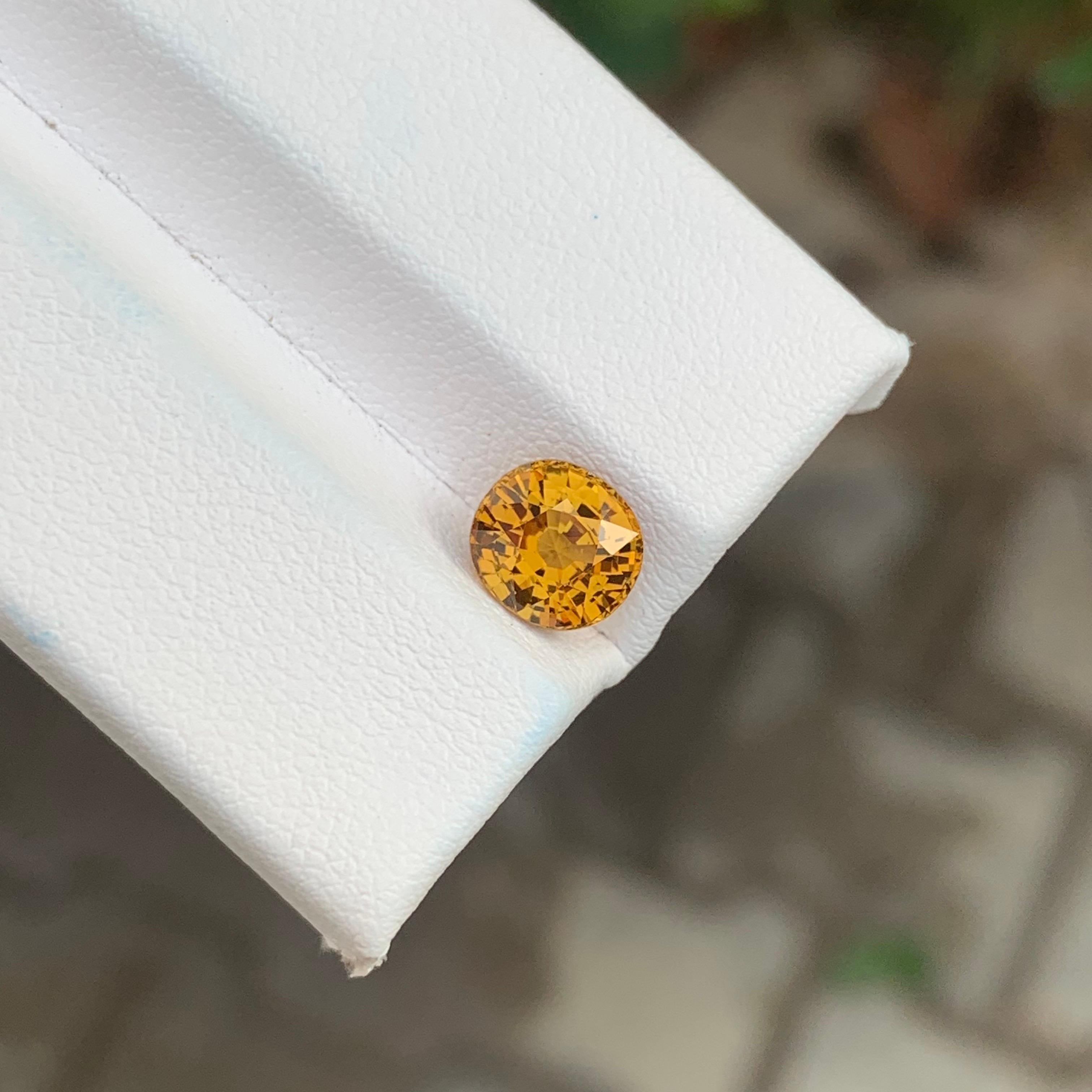1.85 Carat Natural Loose Mali Garnet Cushion Shape African’s Gemstone For Sale 2