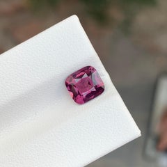 1.85 Carat Natural Loose Maroon Pink Spinel Gemstone From Myanmar