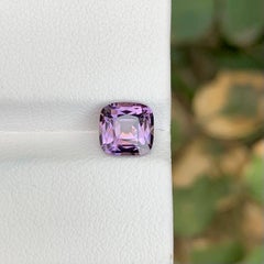 1.85 Carat Natural Loose Purplish Burmese Spinel Cushion Cut Gemstone