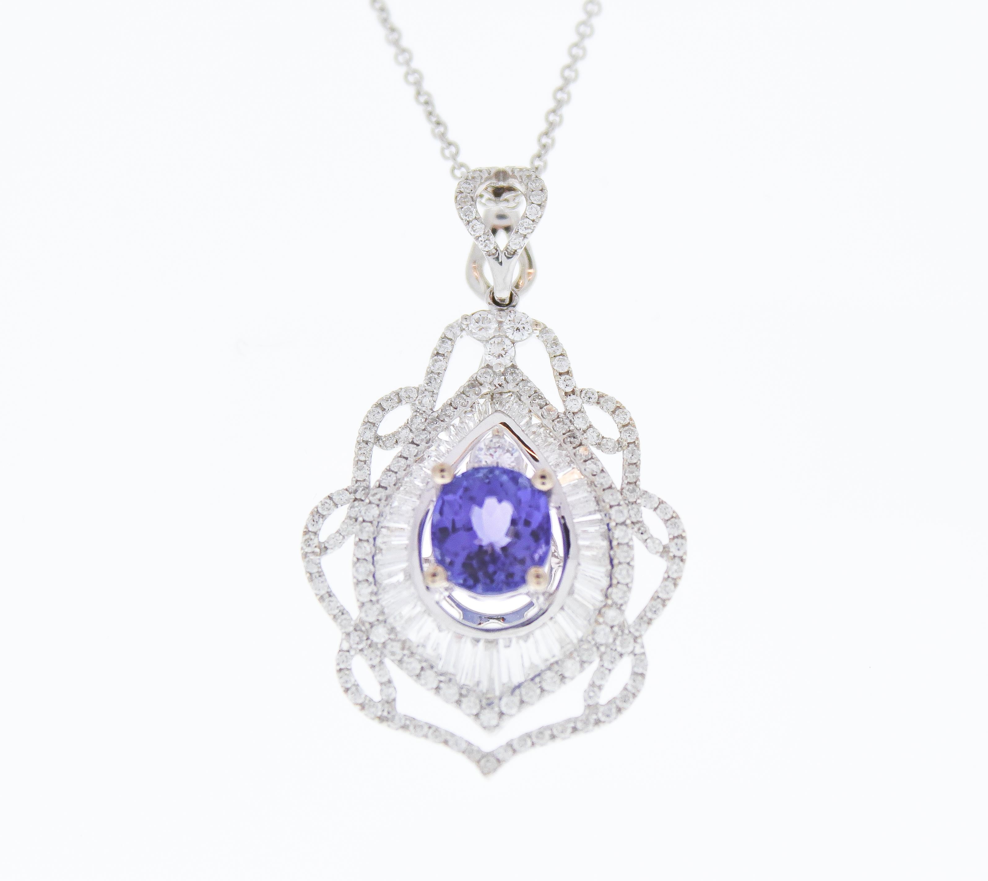 tanzanite pendant