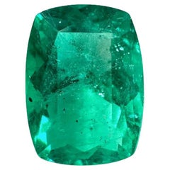 1,85 Karat Vivid Green Kolumbianischer Smaragd - Länglicher Kissenschliff Edelstein