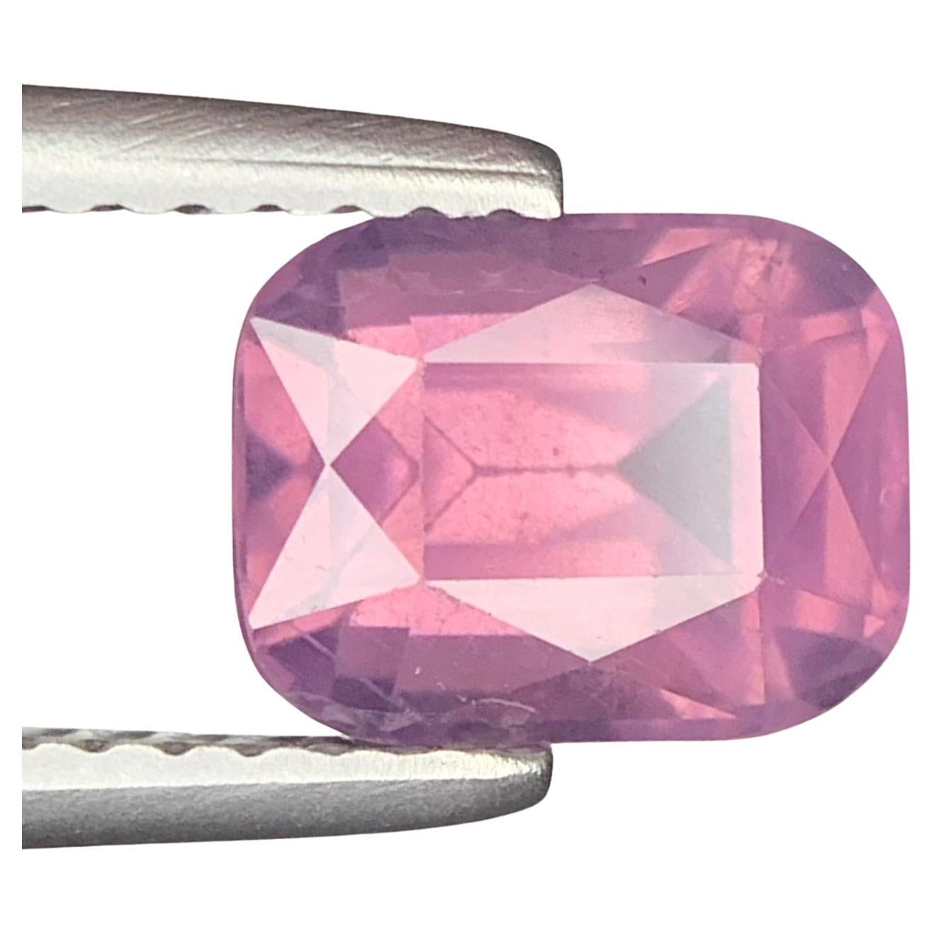 1.85 Carats Loose Silky Purple Spinel Natural Gemstone
