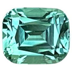 1.85 Carats Sea Form Loose Tourmaline Stone Cushion Cut Tanzanian Gemstone