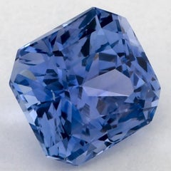 1.85 Ct Blue Sapphire Octagon Cut Loose Gemstone