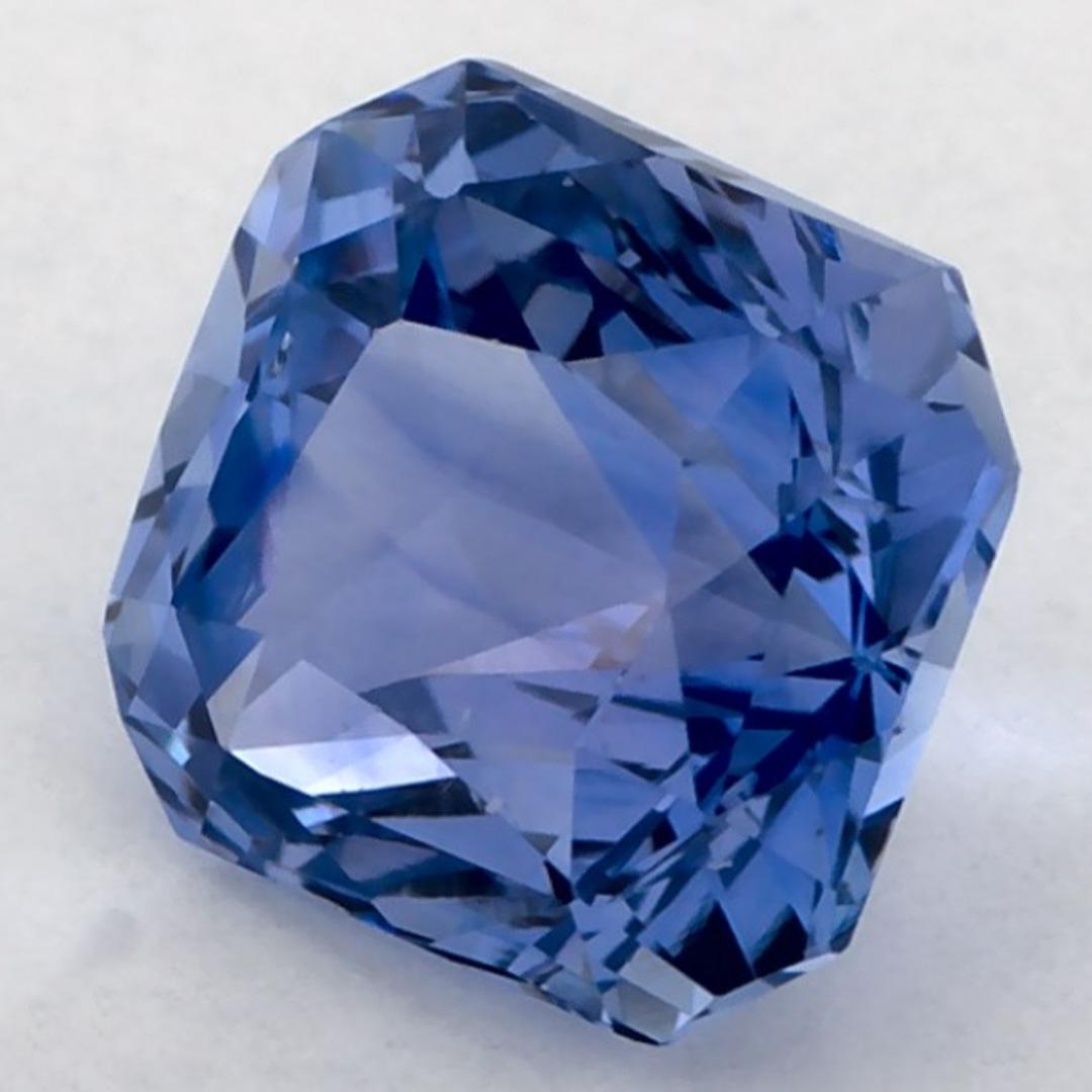 1.85 Ct Blue Sapphire Octagon Cut Loose Gemstone Corte octogonal en venta