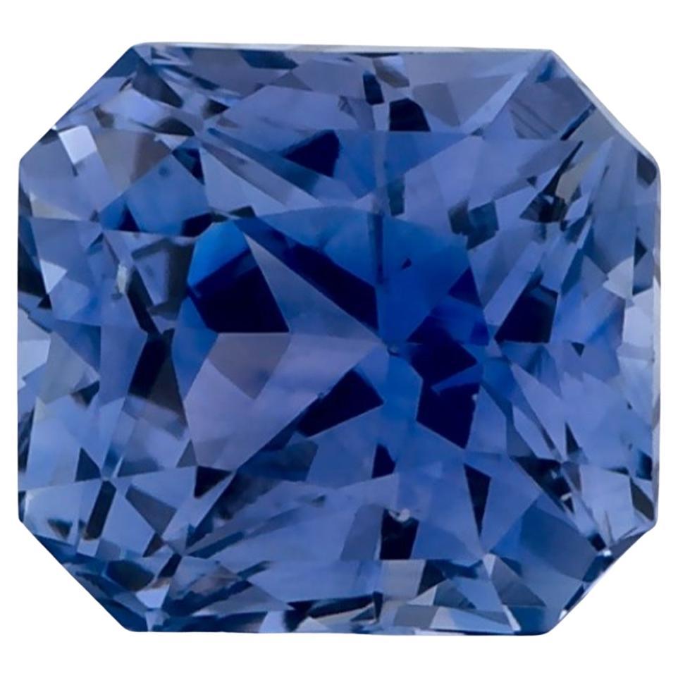 1.85 Ct Blue Sapphire Octagon Cut Loose Gemstone