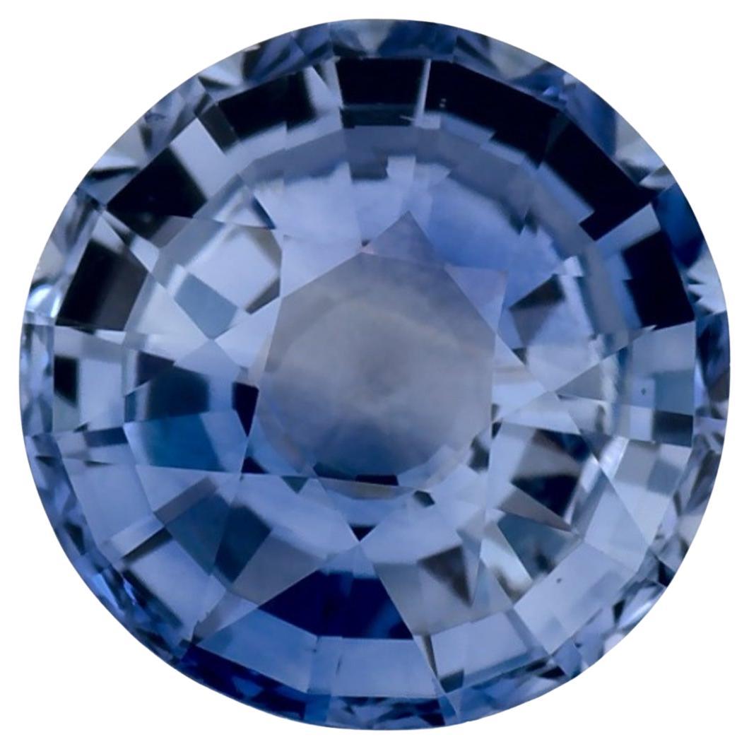 1.85 Ct Blue Sapphire Round Loose Gemstone